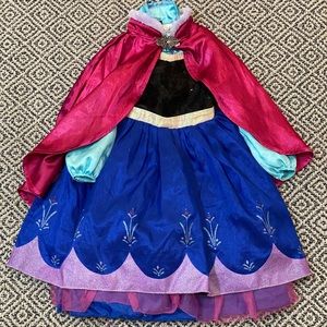 🎉 EUC! 🎉 Disney Size 3 Two-Piece Anna Authentic Costume